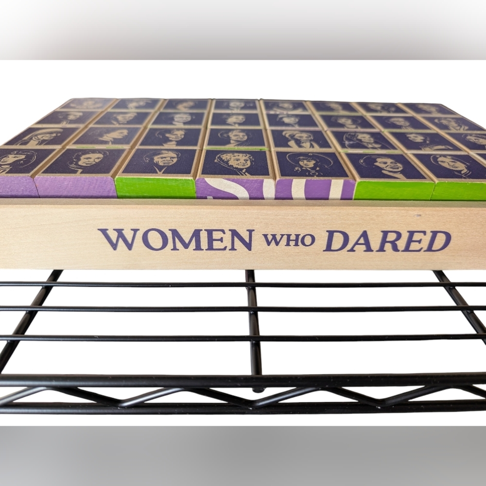 Women Who Dared Wooden Block Set - Picture 2 of 4